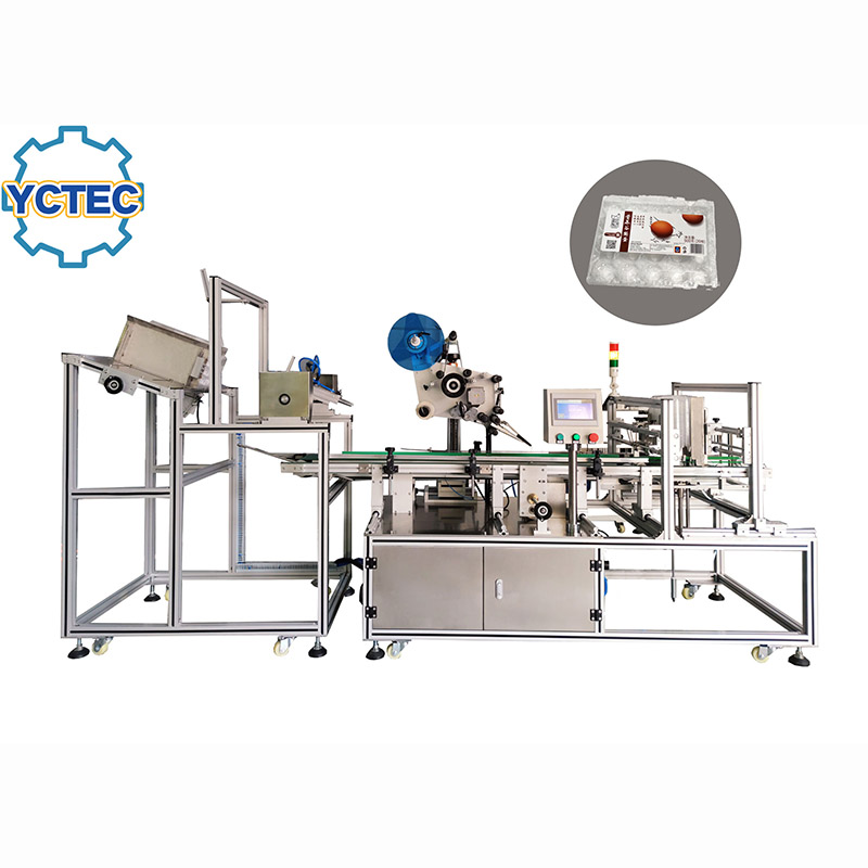 YCT-00 완전 자동 계란 트레이 라벨링 기계